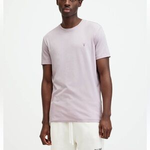 AllSaints Tonic Crew Neck Slim Ramskull T-Shirt. Men’s Small. Lilac.‎